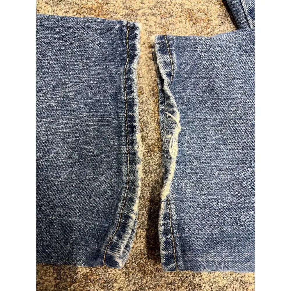 Dickies Jeans Mens 34x32 Blue Medium Wash Relaxed Fit Carpenter Workwear Classic - Picture 9 of 15
